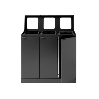 Bica basic 3-rums affaldssortering uden låg 3x45 l