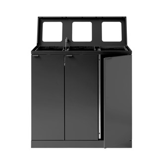 Bica advanced 3-rums affaldssortering uden låg 3x65 l