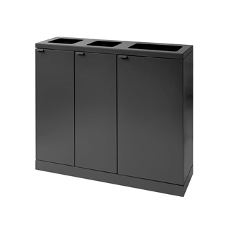 Bica advanced 3-rums affaldssortering uden låg 2x65 l