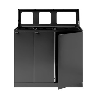 Bica advanced 3-rums affaldssortering uden låg 2x65 l