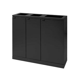 Bica advanced 3-rums affaldssortering uden låg 2x65 l