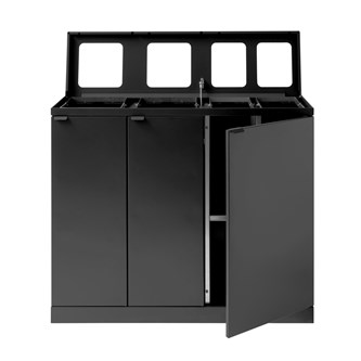 Bica advanced 4-rums affaldssortering uden låg 2x65 l