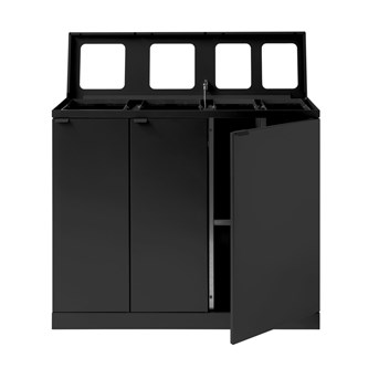 Bica advanced 4-rums affaldssortering uden låg 2x65 l