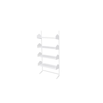 Wille bibliotek L-stativ med metalhylder, 90 cm