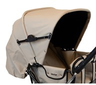 Solskærm til tvillingevogn PU
