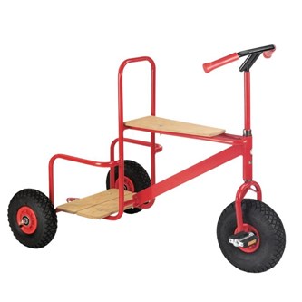 Rose stor trehjulet ladcykel med brede dæk