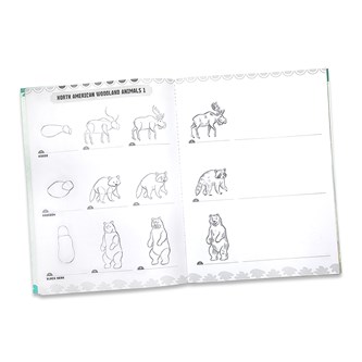 Lær at tegne vilde dyr, bog