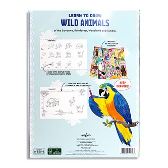 Lær at tegne vilde dyr, bog