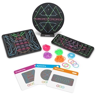 Geoboards - Lav former med elastikker