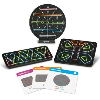 Geoboards - Lav former med elastikker