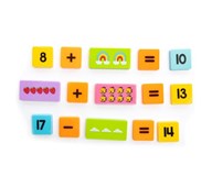 Domino, addition og subtraktion