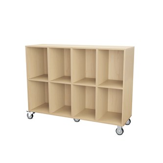 Fixa 8-rums med rygvariant