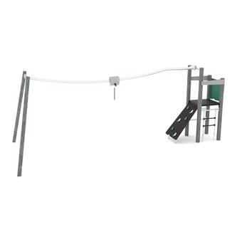 Recycled:play svævebane med platform RC1508