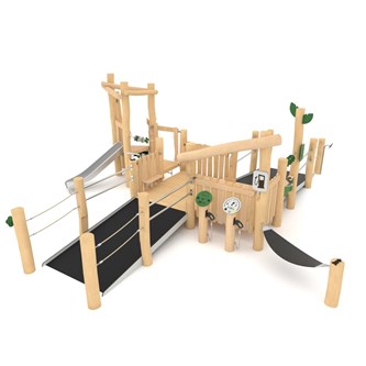 ROBINIA kombinationsleg med 2 ramper RB1209