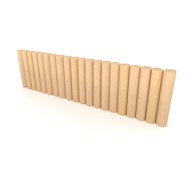 ROBINIA 0949 palisadekant H90 cm