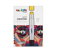 Carioca Plus farvekridt 12 stk.