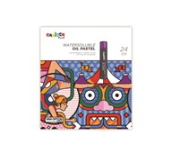 Carioca Plus oliepastelkridt 24 stk.