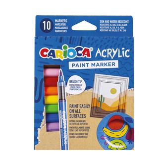 Carioca akryltuscher 10 stk.