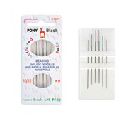 Perlenåle nikkelfri 6 stk.