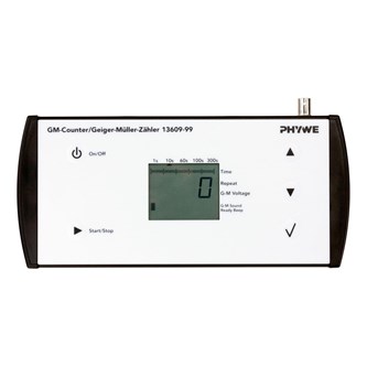 GM-tæller inkl. strømforsyning