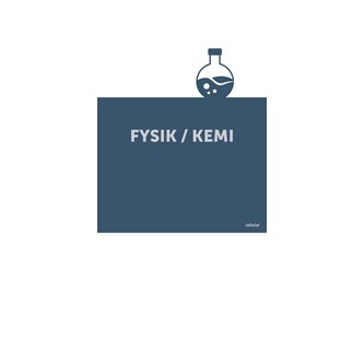 Glasfolie - fysik og kemi 100x215