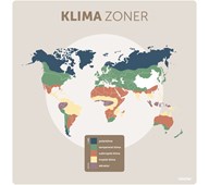 Læringstavle - klimazoner 120x120