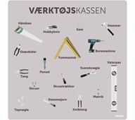 Læringstavle - værktøjskassen 120x120