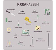 Læringstavle - kreakassen 120x120