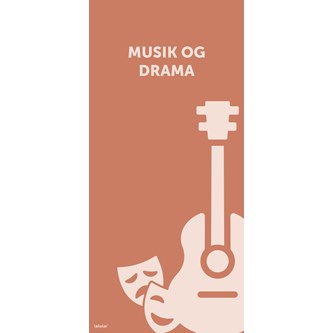 Dørfolie - musik og drama 100x215