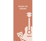 Dørfolie - musik og drama 100x215