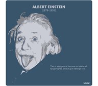 Læringstavle - Albert Einstein fysik og kemi 120x120