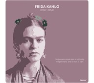 Læringstavle - Frida Kahlo billedkunst 120x120