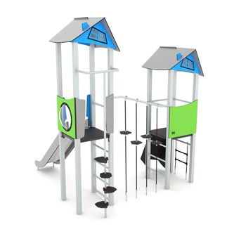 STEEL 1718 aktivitetsleg med to tårne