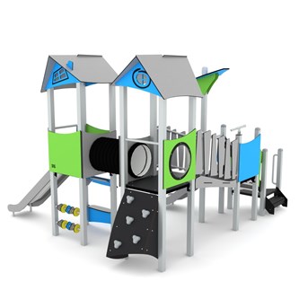 STEEL 1733 aktivitetsleg med dobbelte tårne