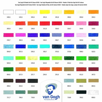 Van Gogh oliepastelkridt 60 stk.