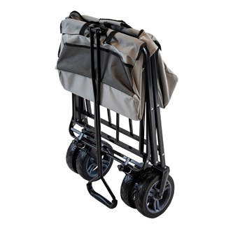 Trækvogn i tekstil sammenklappelig