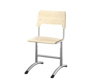 Como stol FSC justerbar stor sæde sølv stel