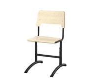 Como stol FSC justerbar stor sæde sort stel