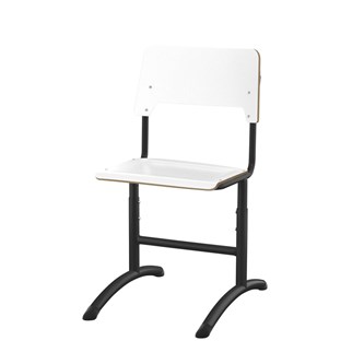 Como stol FSC justerbar stor sæde sort stel