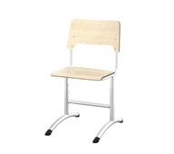 Como stol FSC justerbar stor sæde hvidt stel