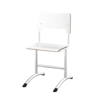 Como stol FSC justerbar stor sæde hvidt stel