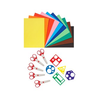 Klippeøvelsespakke med geometriske former