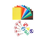 Klippeøvelsespakke med geometriske former