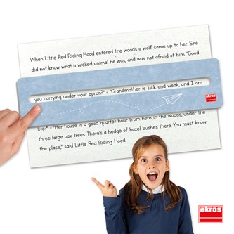 Læselineal i pap 30 stk.