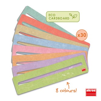 Læselineal i pap 30 stk.