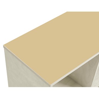 Kubus buet 6 rum hvidpigmenteret H77