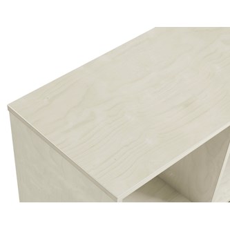 Kubus buet 6 rum hvidpigmenteret H77