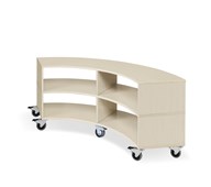 Kubus buet 4 rum hvidpigmenteret H55