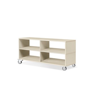 Kubus lav 4 rum hvidpigmenteret H55