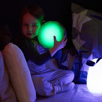 Lysende juveler med lydoptagelse 4 stk.